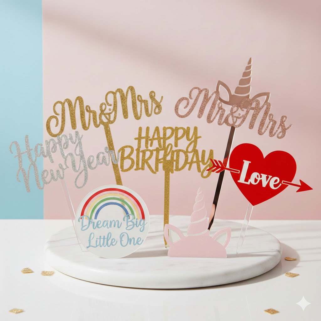 Η Λεπτομέρεια που Κάνει τη Διαφορά: Cake Toppers που θα Κλέψουν τις Εντυπώσεις
