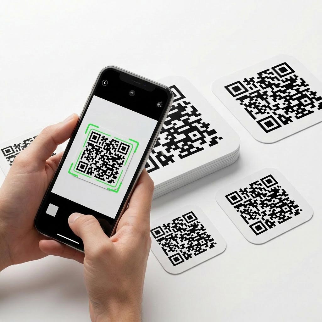 Ένα Τετράγωνο, 4 Λύσεις: Πώς τα QR Code Stickers θα Οργανώσουν την Καθημερινότητά σου